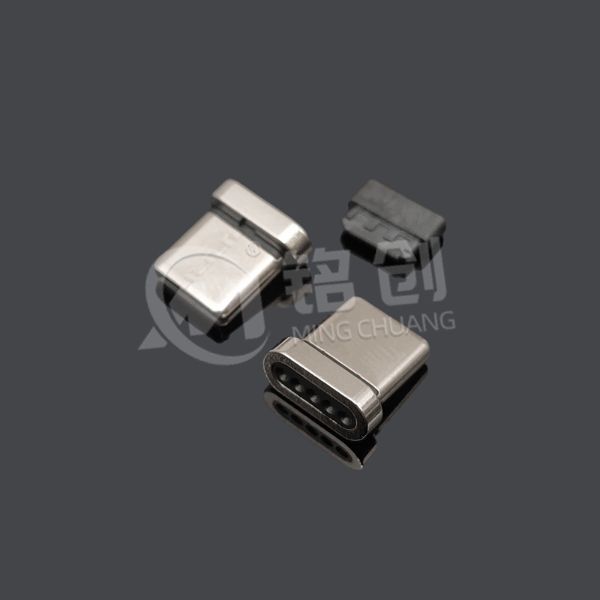 TYPE C 磁吸公头 5PIN 椭圆形 改后